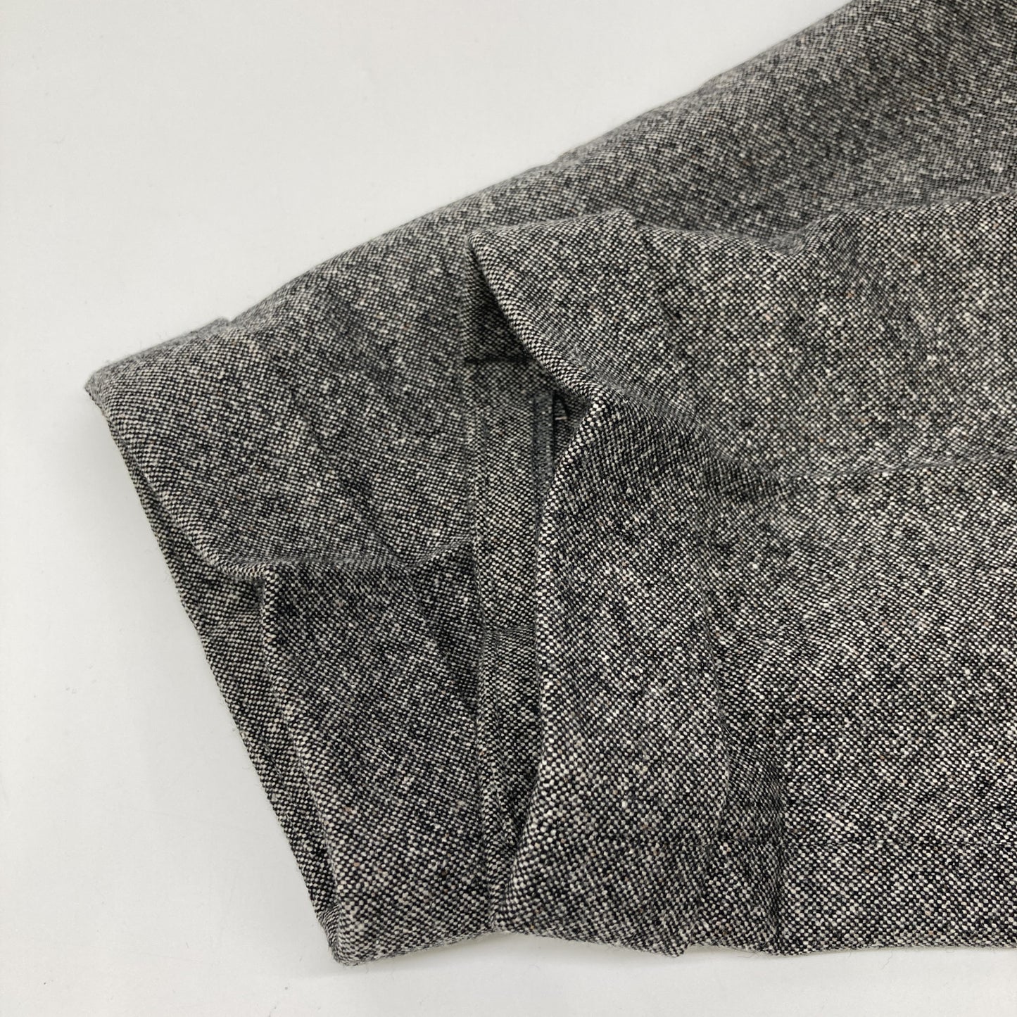 TOMORROWLAND PILGRIM トゥモローランドピルグリム グレー ストレッチホームスパン ノープリーツスリムスラックス MARZOTTO生地 ボトムス 48