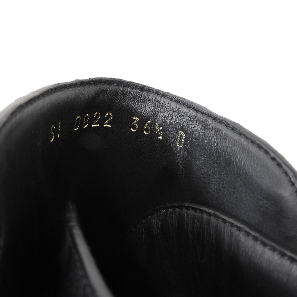 Christian Dior クリスチャンディオール EMPREINTE BOOT シューズ レディース 黒 ブラック 36 1/2 SI 0822 シューズ 36 1/2