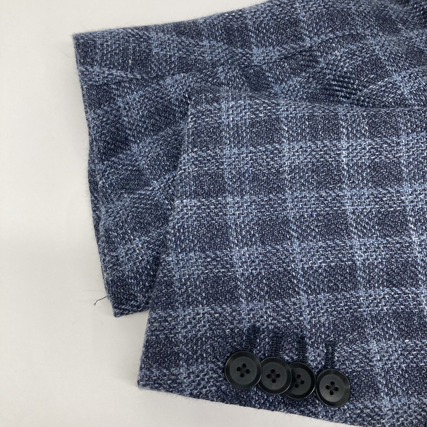 TOMORROWLAND PILGRIM トゥモローランドピルグリム 【美品】61-07-21-07103 ウールシルクリネン バスケットクロス シングル2Bテーラード ジャケット 46