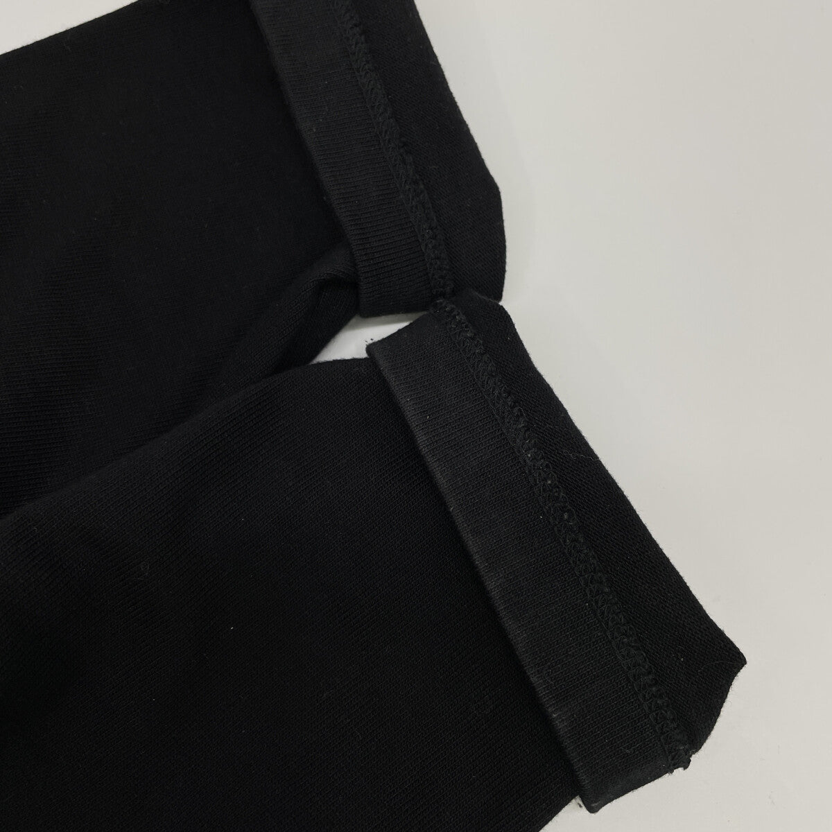 AUBERGE オーベルジュ ブラック コットン BONHEUR 長袖Tシャツ トップス 40