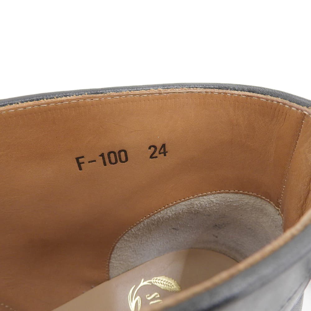 SCOTCH GRAIN スコッチグレイン レザー チャッカブーツ レディース ブラック 24 F-100 シューズ 24