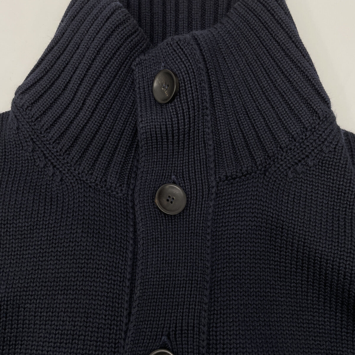 ZANONE ザノーネ 812519 Z0229 ネイビー CHIOTO ミドルゲージスタンドカラーカーディガン トップス 48