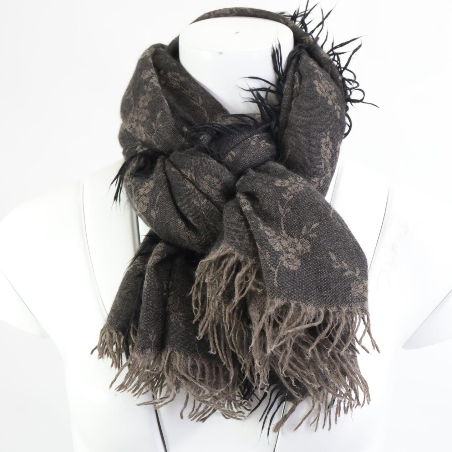 AGNONA アニオナ フラワー柄 カシミヤ/シルク ストール