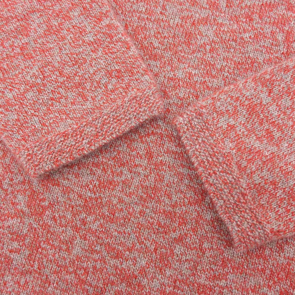 TOYOBOSHI トウヨウボウシ 新品同様 NAZUNA カシミヤ100 タートルネックニット トップス レディース マーブルレッド 1 08IT-PC0002 トップス 1