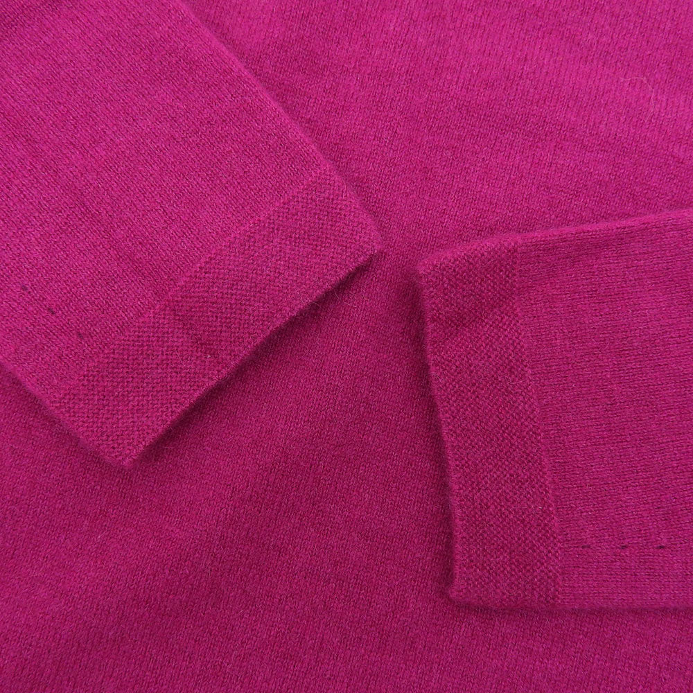 TOYOBOSHI トウヨウボウシ 新品同様 糸衣 KIDO カシミヤ100 Vネック ニット トップス レディース パープル 1 09IT-PC0011 トップス 1