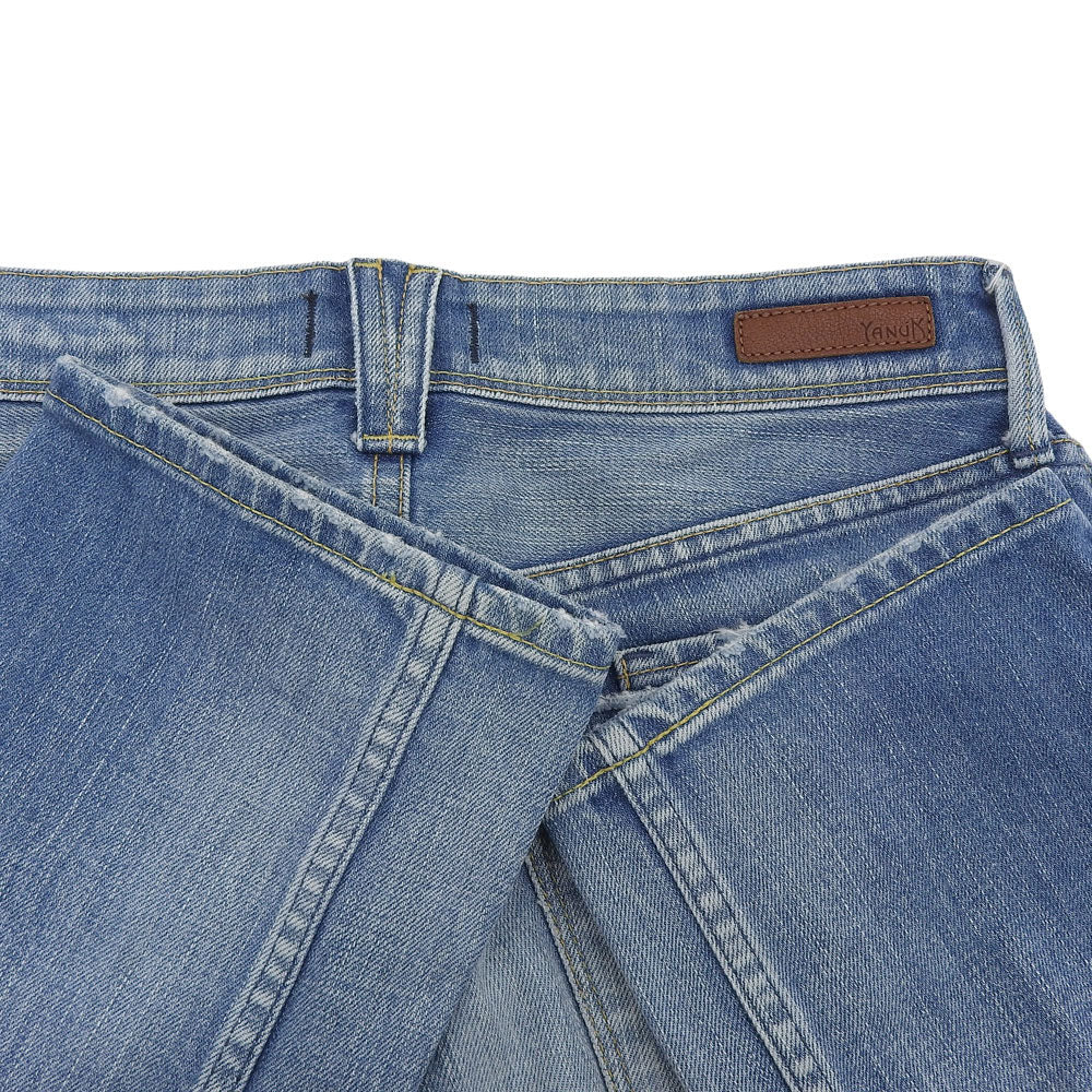 YANUK ヤヌーク 美品 アネット ストレート デニムパンツ ボトムス レディース ブルー 24 57191011 ボトムス 24