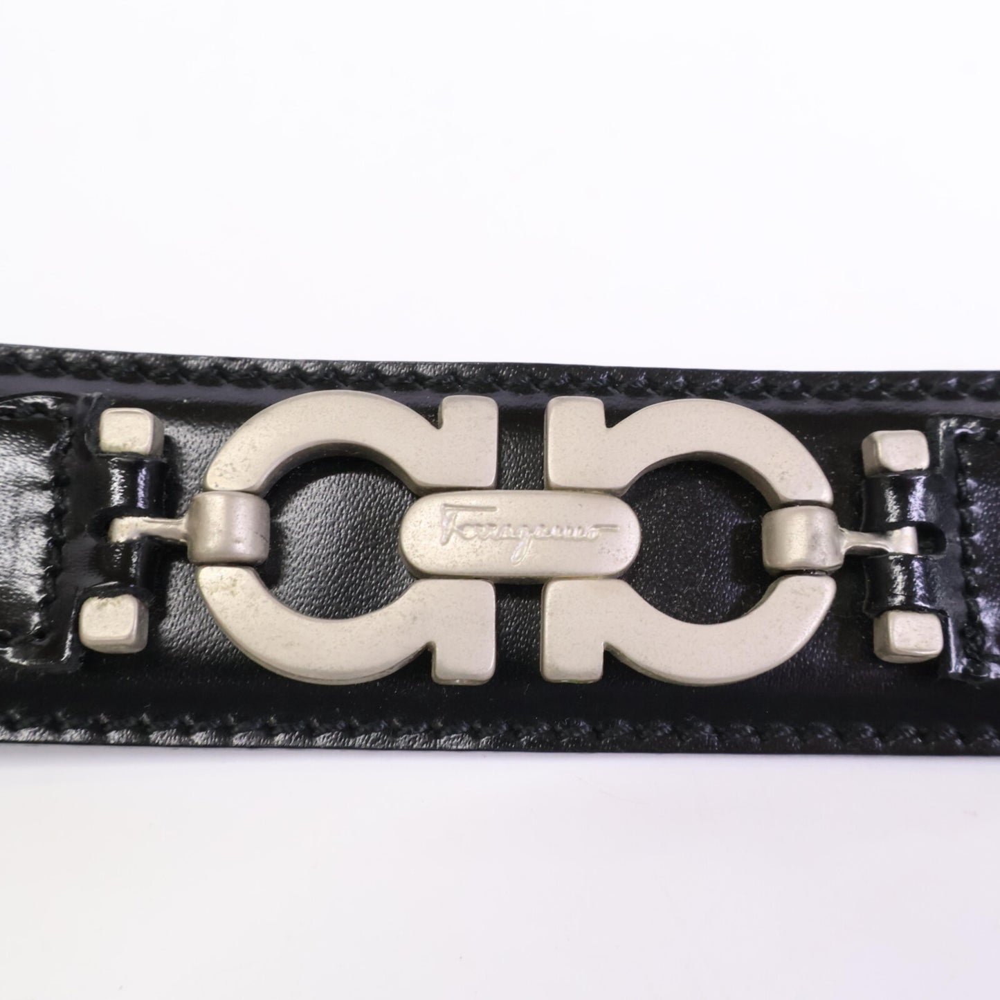 Salvatore Ferragamo サルヴァトーレフェラガモ ガンチーニ レザー ベルト 80