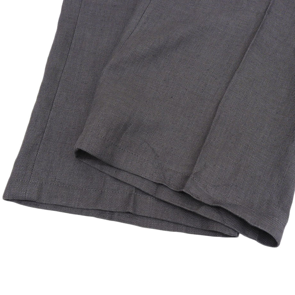 BEIGE ベイジ 美品 リネン BURDOCK ワイドパンツ ボトムス レディース グレー 4 ボトムス 40