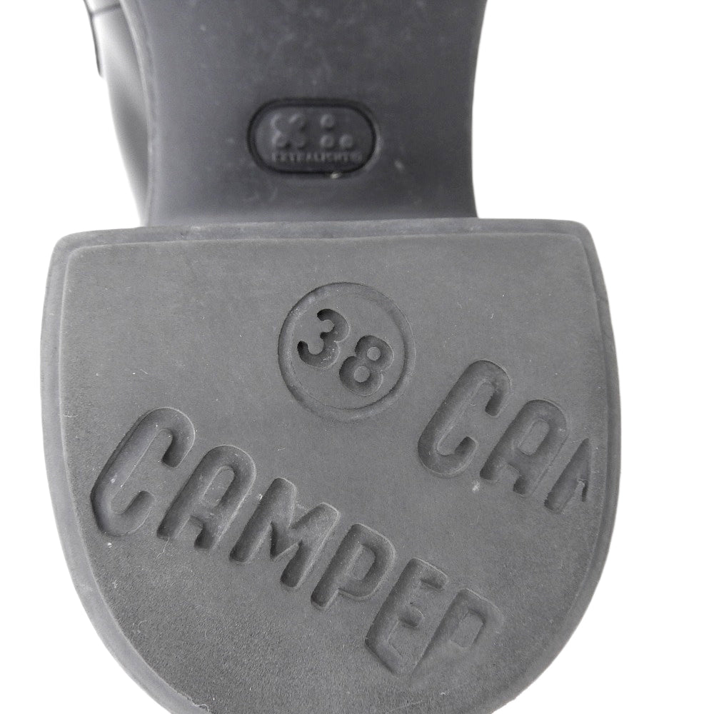 CAMPER カンペール 美品 テルマ ヒール パンプス ローファー シューズ レディース ブラック 38 K201292-016 シューズ 38