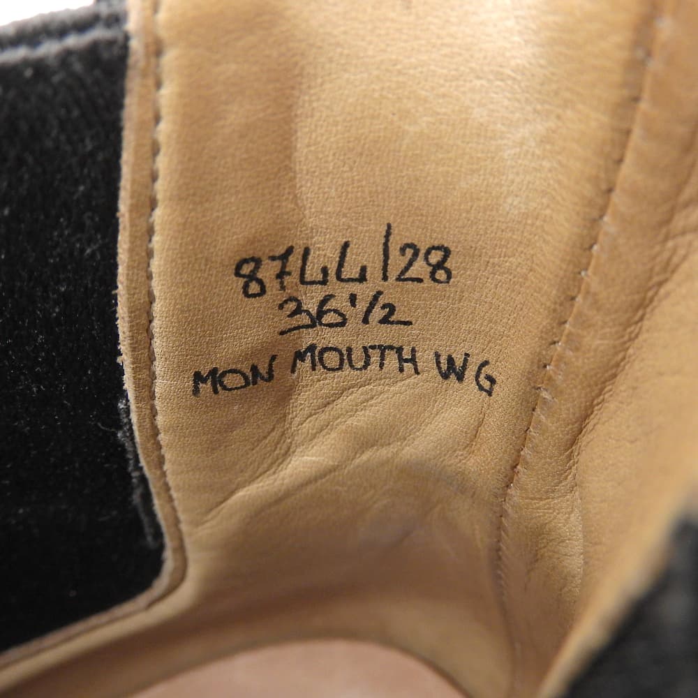 Church's チャーチ 美品 MON MOUTH WG サイドゴア ブーツ シューズ メンズ ブラウン 36.5 シューズ 36 1/2