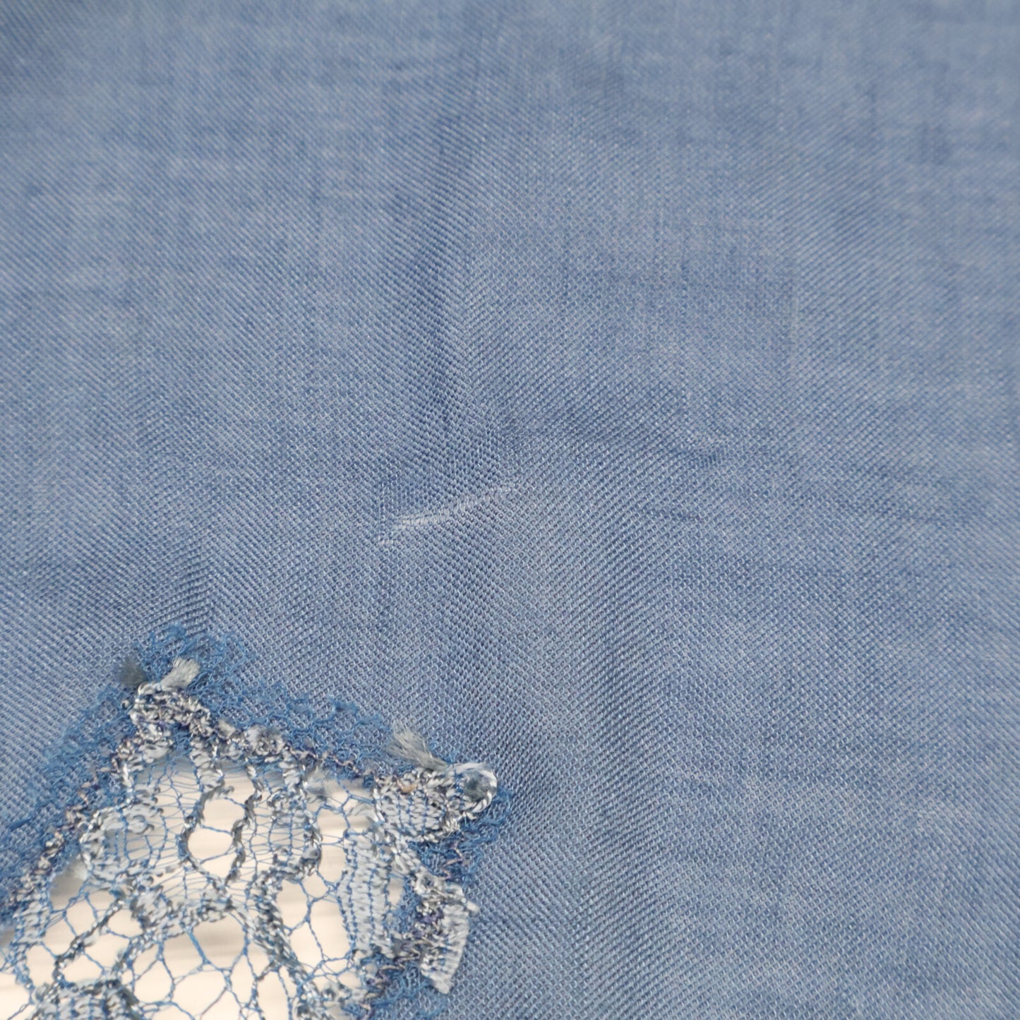 VALENTINO ヴァレンティノ モダール/カシミヤ レース ストール