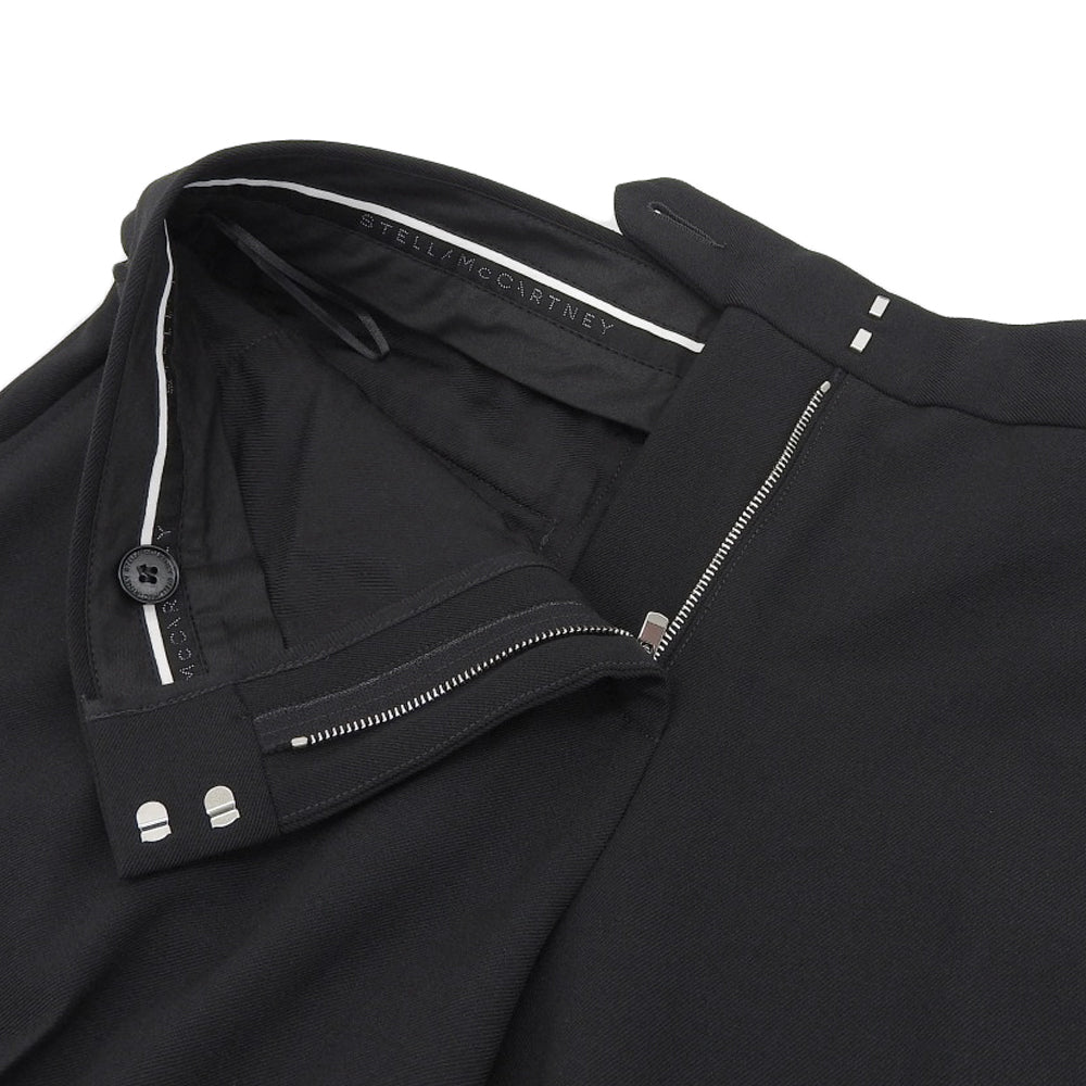 STELLA McCARTNEY ステラマッカートニー 美品 STELLA McCARTNEY ステラマッカートニー ツイルテーラリングパンツ ボトムス レディース 黒 ブラック 42 22年 ボトムス 42