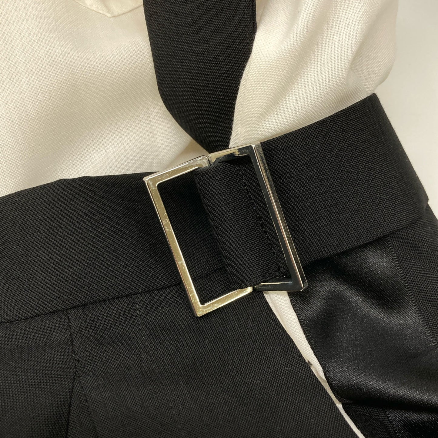 sacai サカイ ホワイト×ブラック 22-06036 ドッキングドレス ワンピース 2