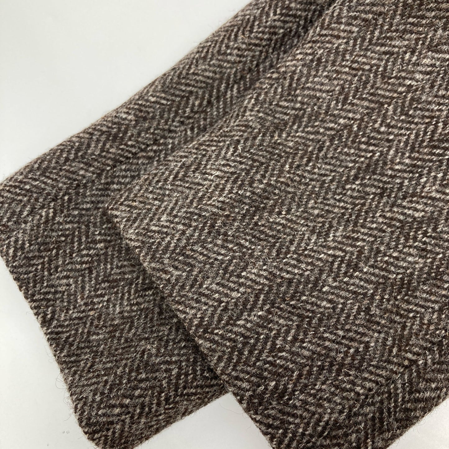 UNITED ARROWS ユナイテッドアローズ ブラウン ウール ツイード ダブルコート コート 50