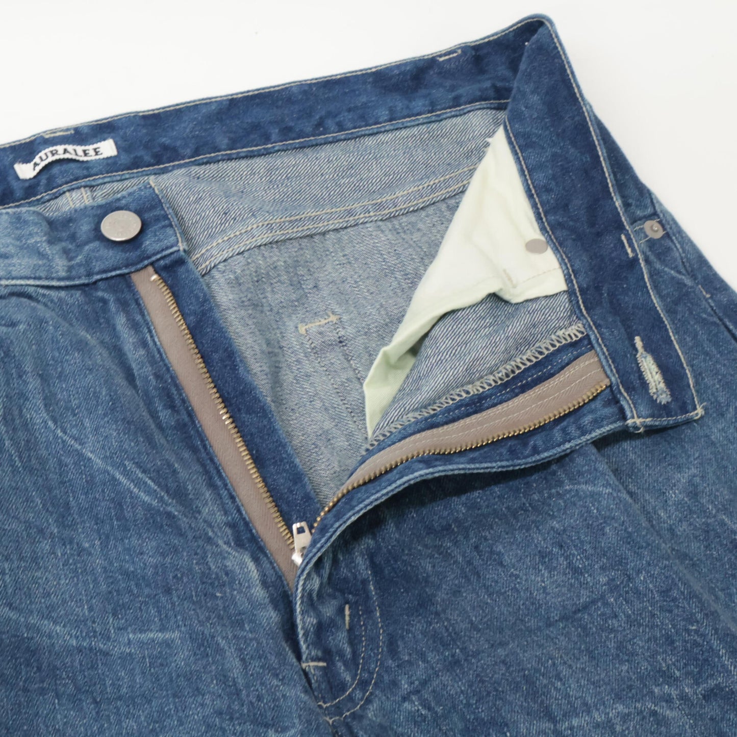 AURALEE オーラリー Selvedge Faded Light Denim ボトムス 5