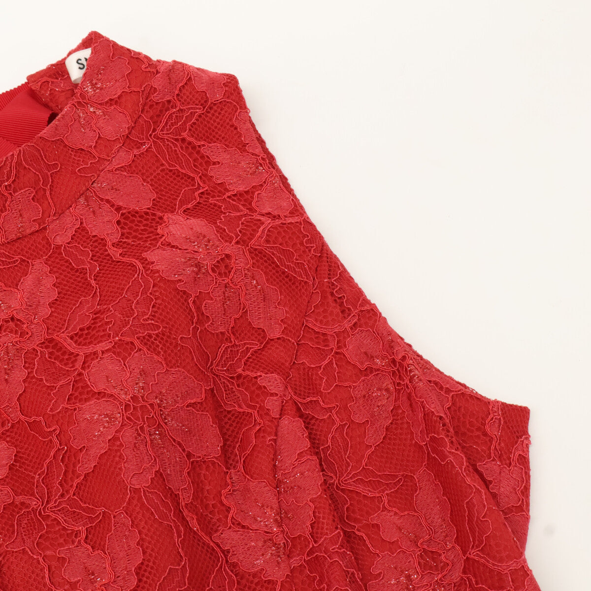 snidel スナイデル 【美品】SWFO234058 バックリボン レース ノースリーブ ロングドレス/ ワンピース 0