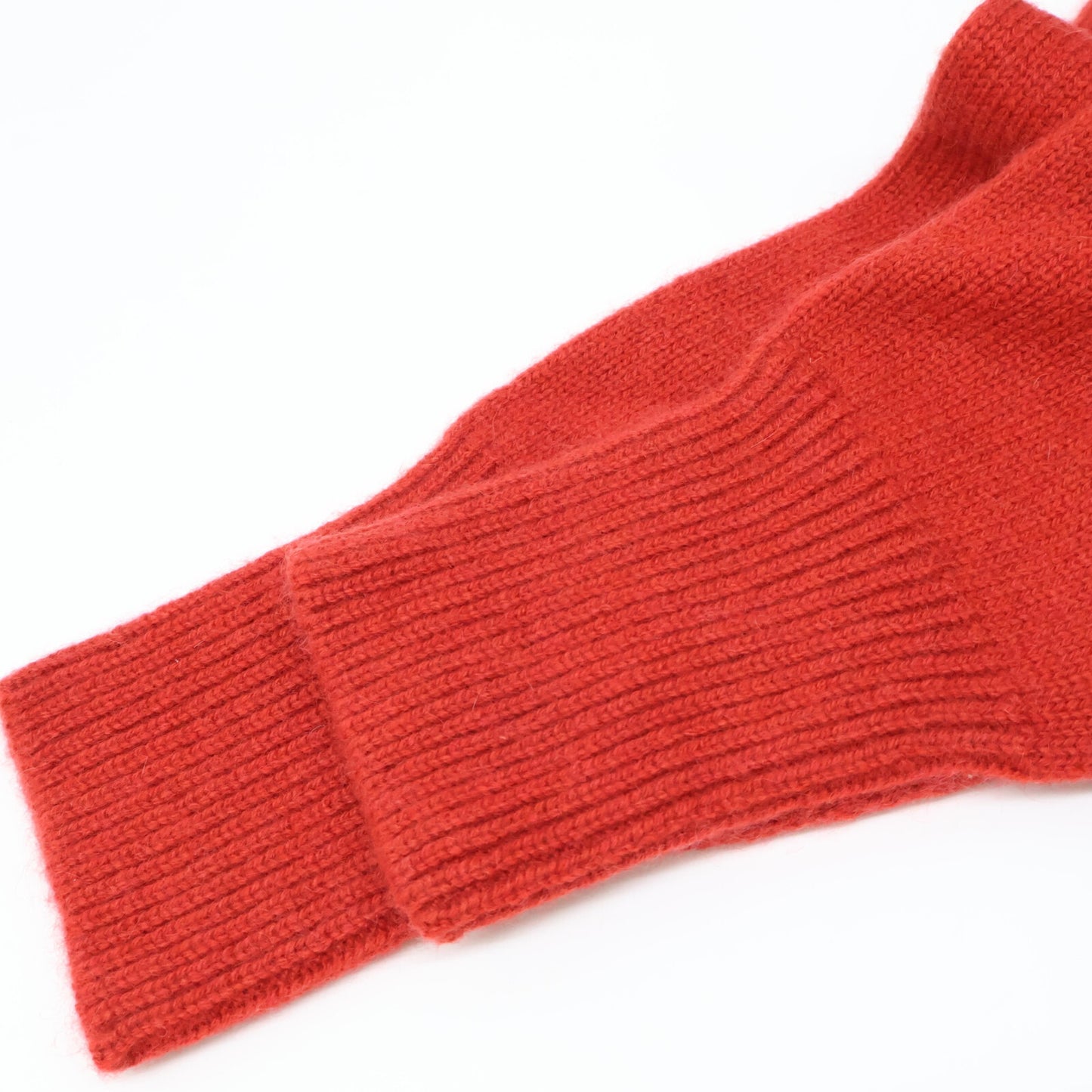 CHANEL シャネル レッド 00A P16084V00791 カシミヤ ハイネックニット トップス 38