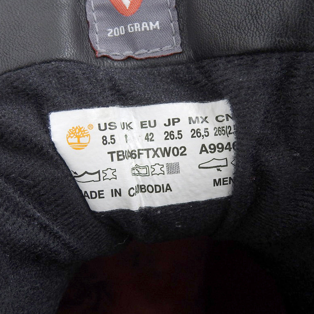 Timberland ティンバーランド フィールドブーツ シューズ メンズ 黒 ブラック 26.5cm TB0A6FTXW02 シューズ 8.5(US)