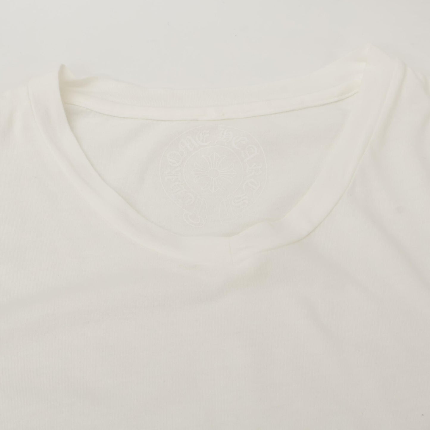 Chrome Hearts クロムハーツ ホワイト BSフレア Vネック Tシャツ トップス 表記無し