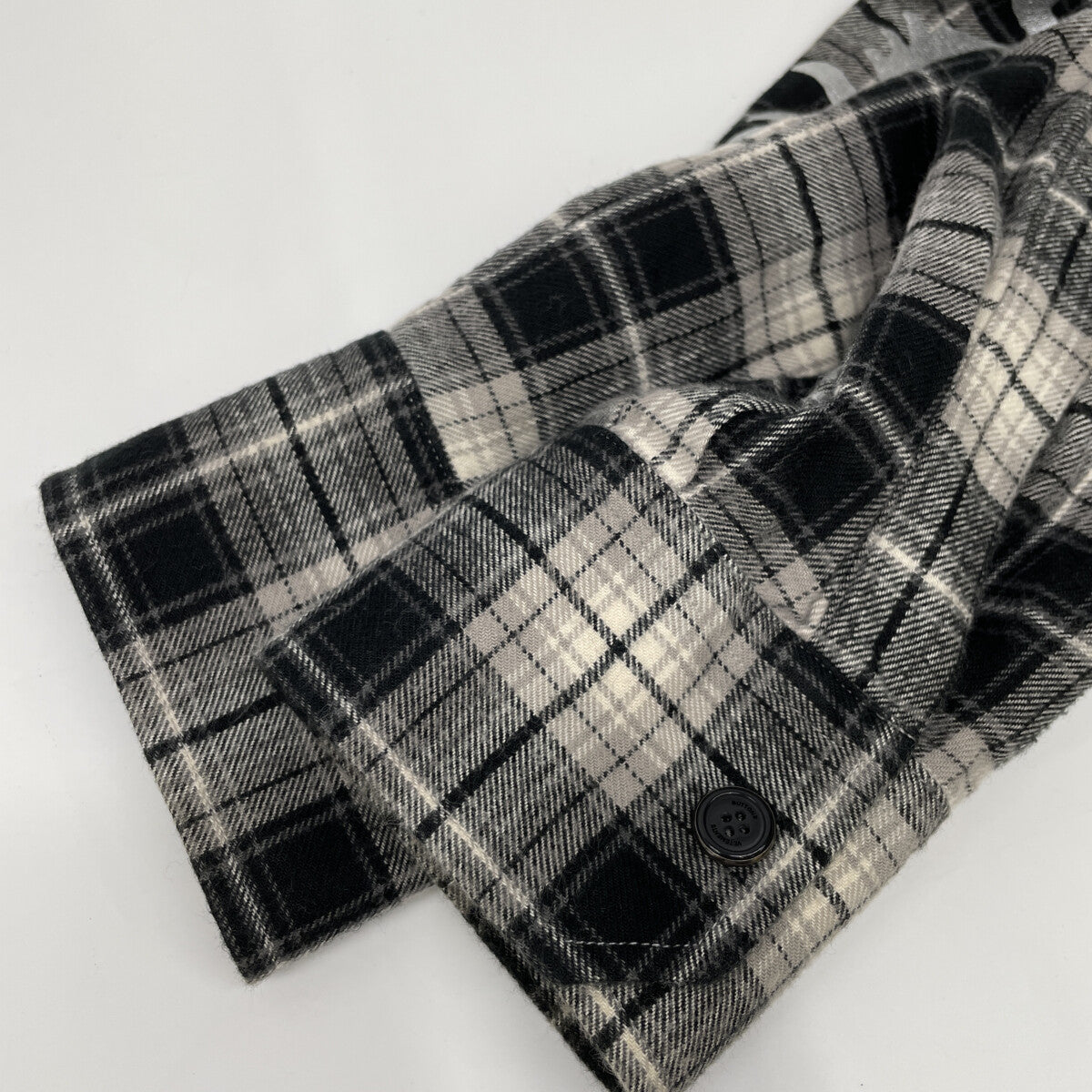 VETEMENTS ヴェトモン 22AW UA53SH750B Double Anarchy Flannel Shirt トップス S
