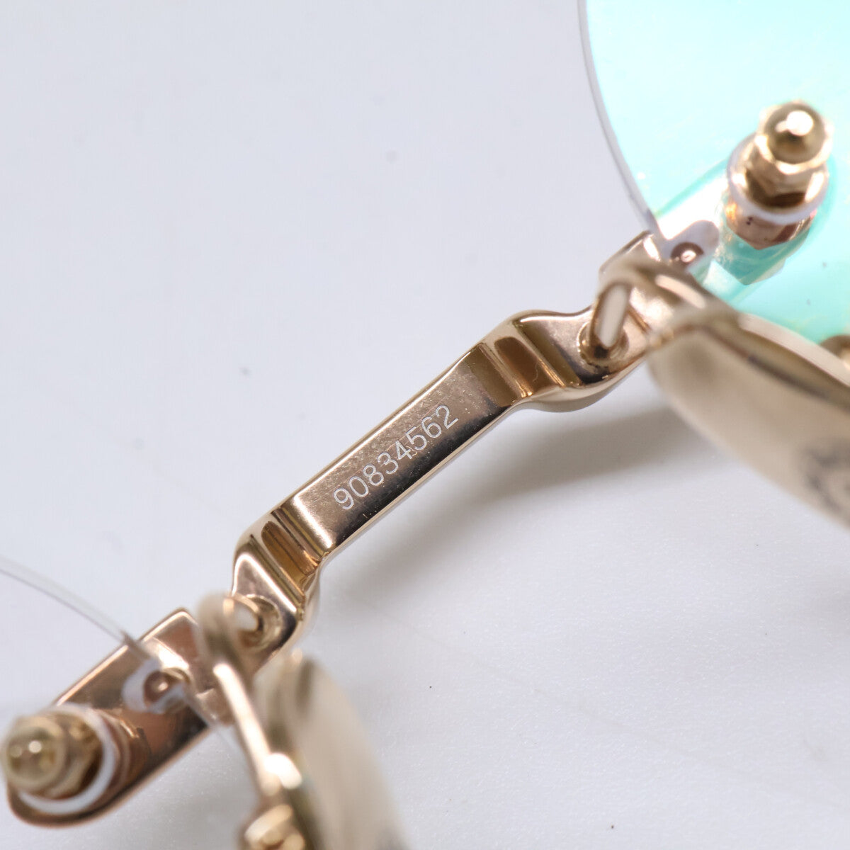 Chrome Hearts クロムハーツ 美品 SOFFFFFFFFERS 1 ボストン型 リムレス メタル クリングスタイプ メガネ 眼鏡 49-20-148