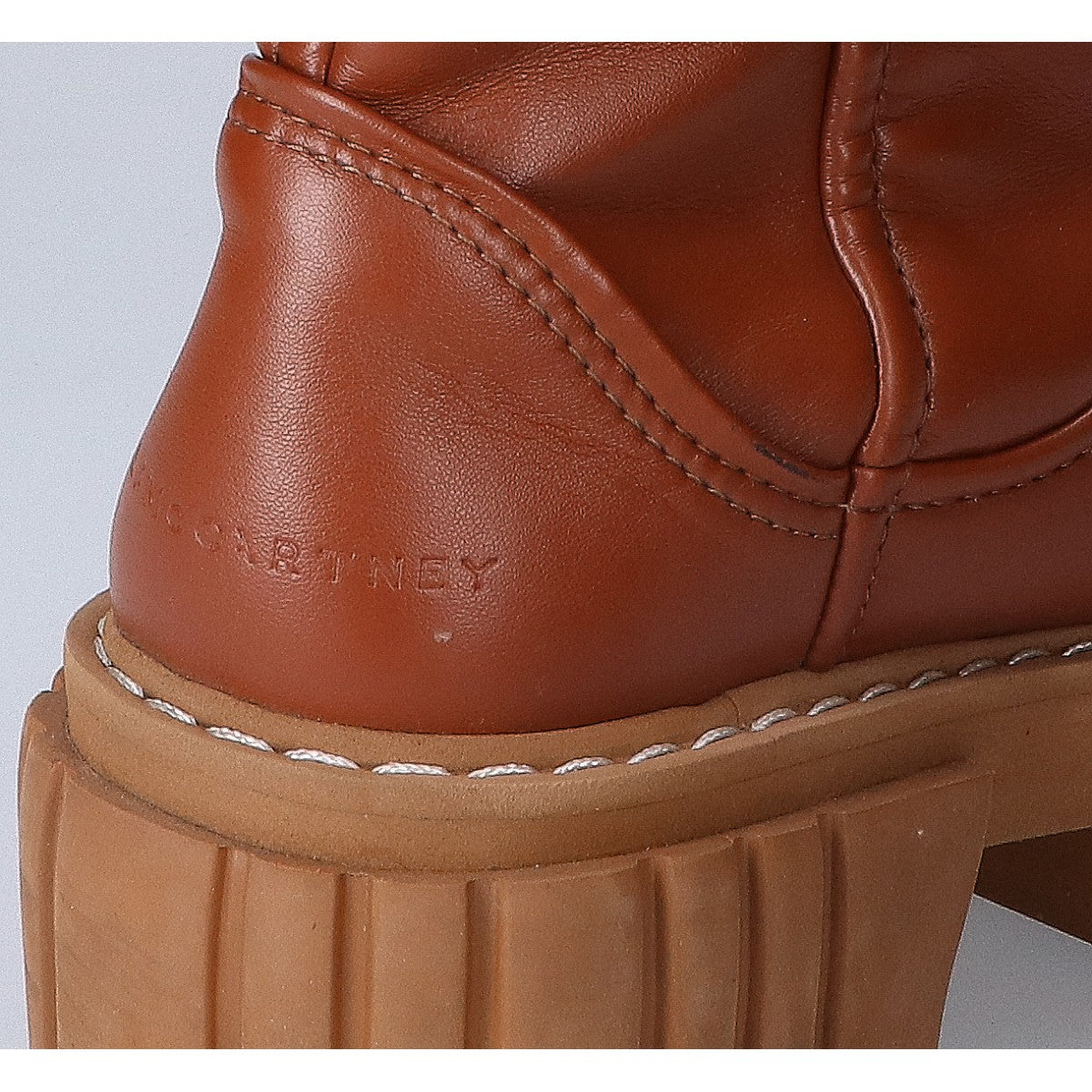 STELLA McCARTNEY ステラマッカートニー ブラウン エミリー ボアショートブーツ シューズ 37