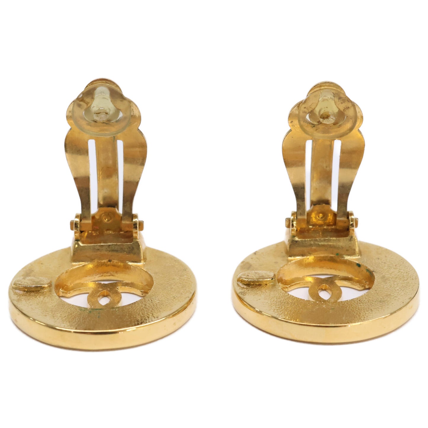 CHANEL シャネル 美品 97A サークルココ イヤリング