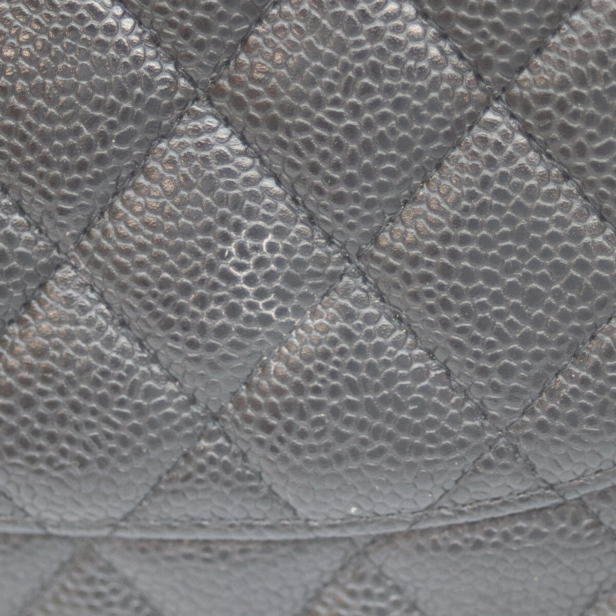 CHANEL シャネル 15番 A01112 黒 シルバー金具 キャビア Wフラップ マトラッセ25チェーンショルダー ショルダーバッグ