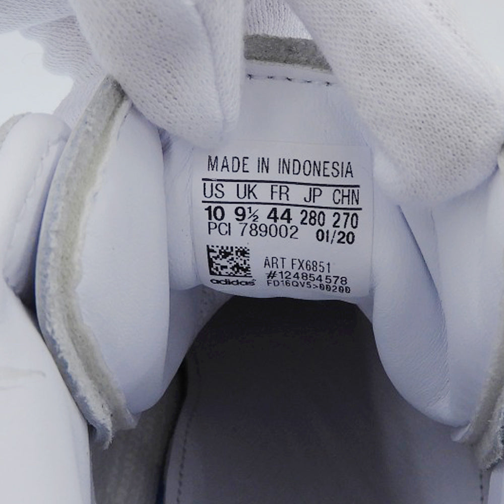 adidas アディダス 新品同様 Pro Model ハイカット スニーカー シューズ メンズ ホワイト 28.0cm FX6851 シューズ 10(US)