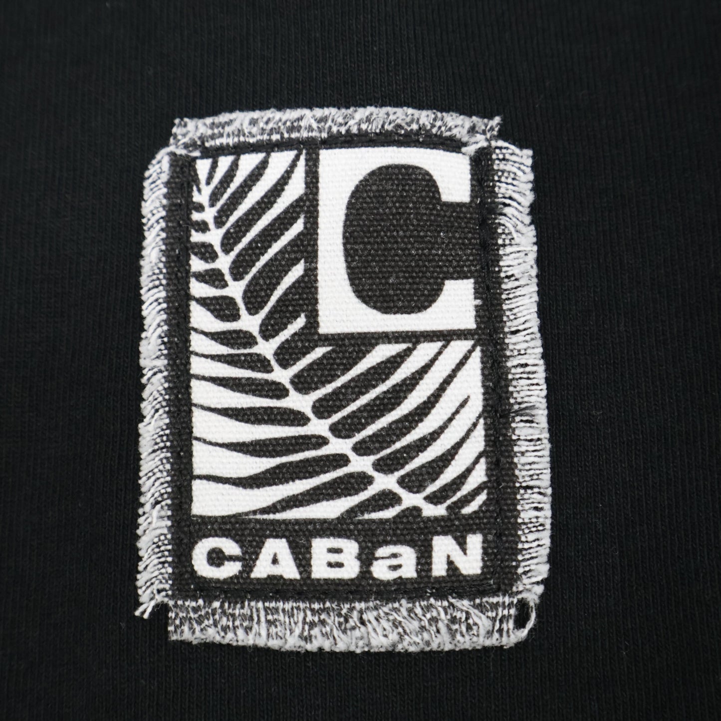 CABaN キャバン 黒 ドライスビンコットン 長袖ルーズフィットTシャツ トップス L