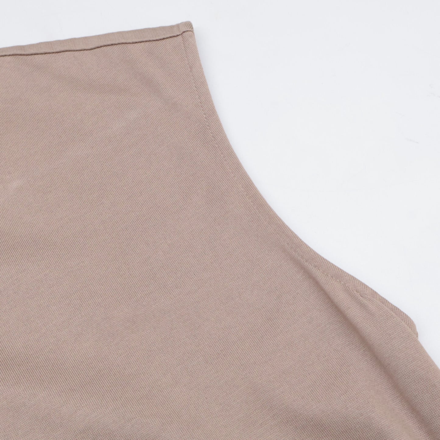 CINOH チノ ベージュ コットン ノースリーブジャージードレス ワンピース 38