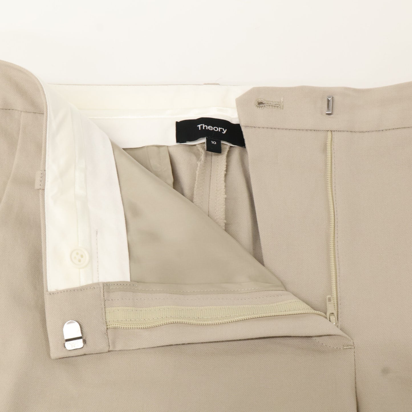 Theory セオリー 23年製 ベージュ Stretch Canvas Treeca GZ パンツ ボトムス 10