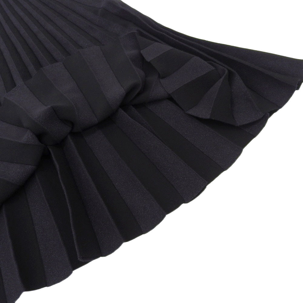 DRAWER ドゥロワー Drawer ドゥロワー 18Gプリーツ ニット スカート レディース ブラック 6524-199-1400 スカート ―