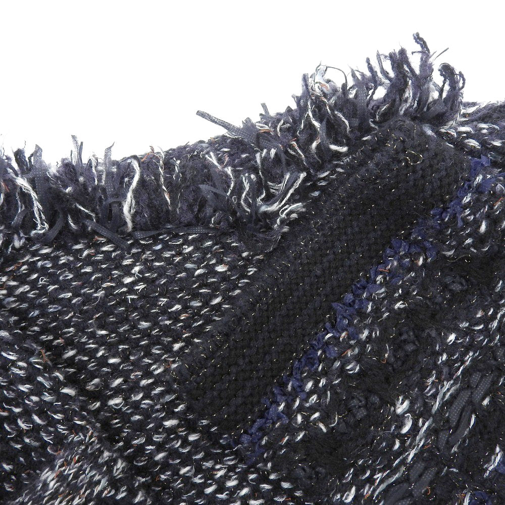 boussole ブソル 美品 ツイード ジャケット レディース ネイビー F ジャケット F