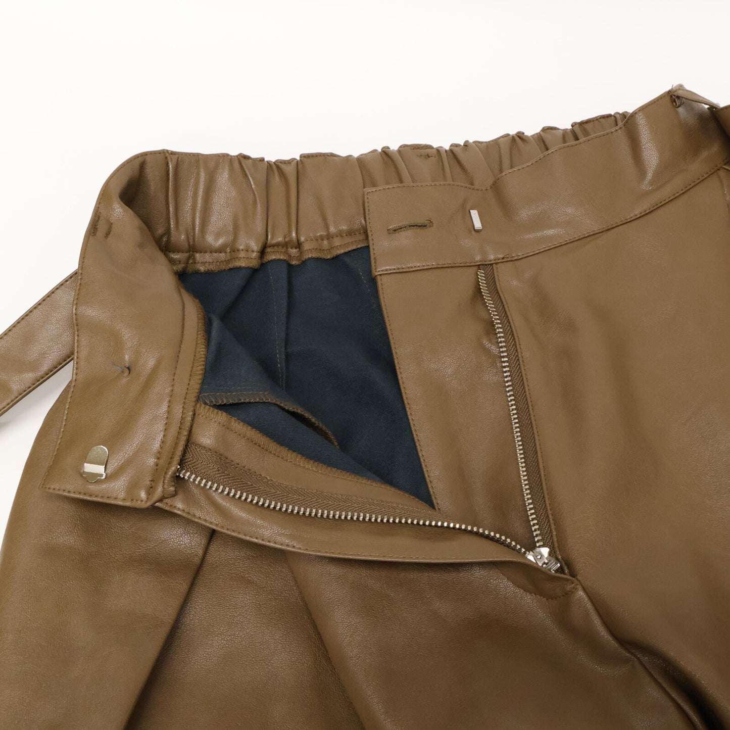 CLANE クラネ 【23AW】15110-7362 フェイクレザー ワイドパンツ/ ボトムス 2