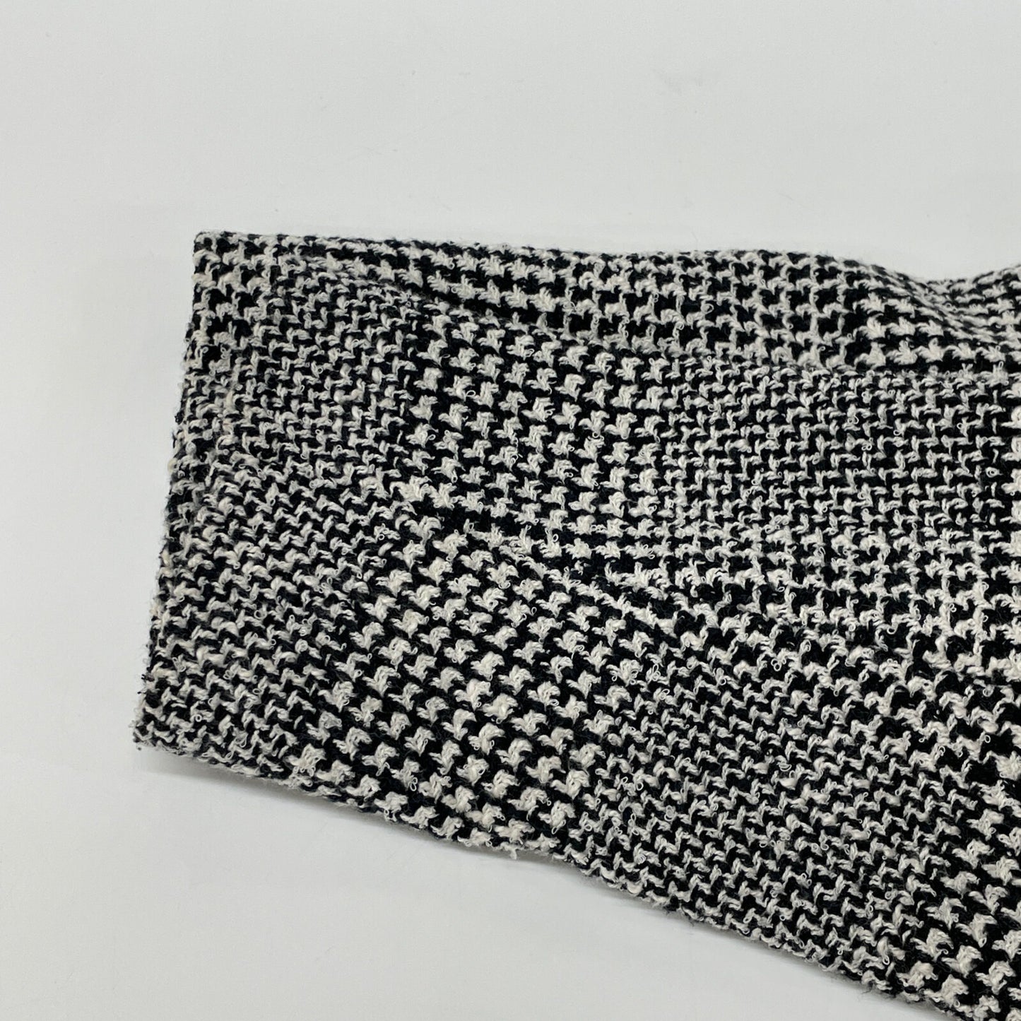 BOSS ボス グレー グレンチェック 金ボタン ツイードクロップドジャケット ジャケット 40