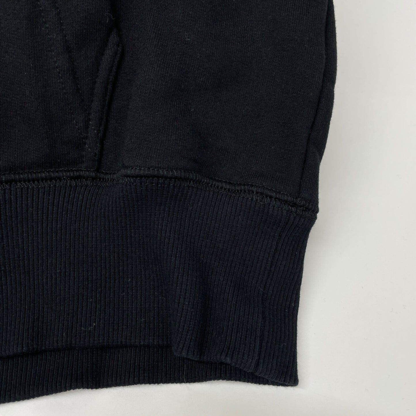 DIOR ディオール 933J601B0531 19AW ブラック スリーブロゴパッチフーデッドプルオーバースウェット トップス S