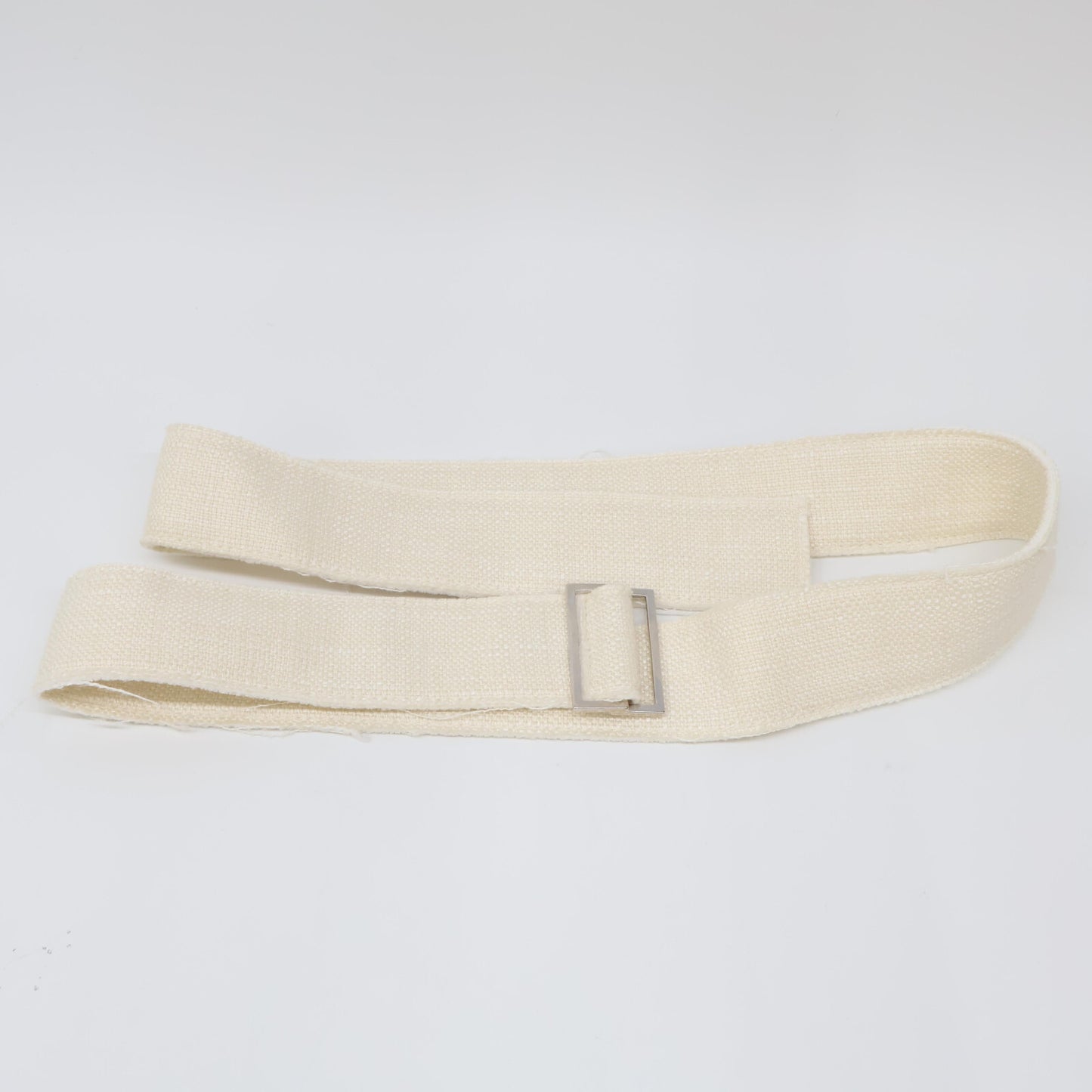 BOSS ボス アイボリー シアープリーツ切り替えベルテッドノースリーブワンピース ワンピース 44