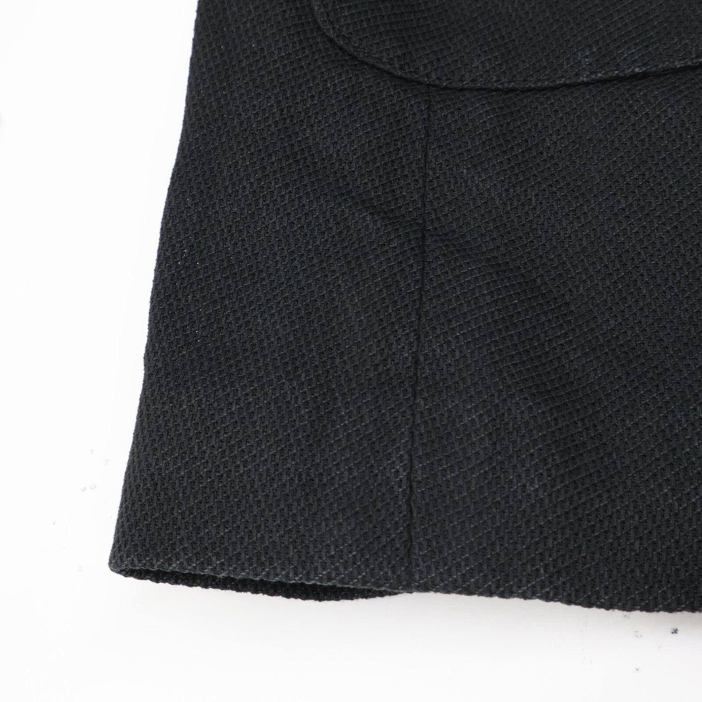 Chaos カオス CH107007ER ブラック センターベント ボタンレス ペーパービステーラードジャケット ジャケット F