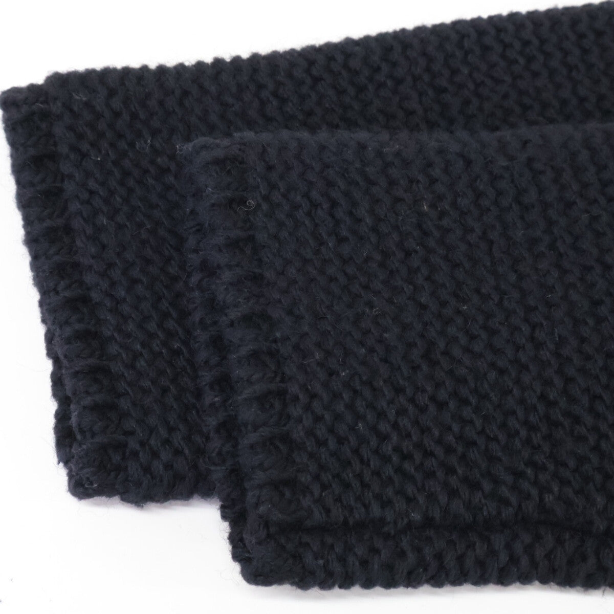 Altea アルテア ブラック ウール×アクリル ニットジャケット ジャケット M