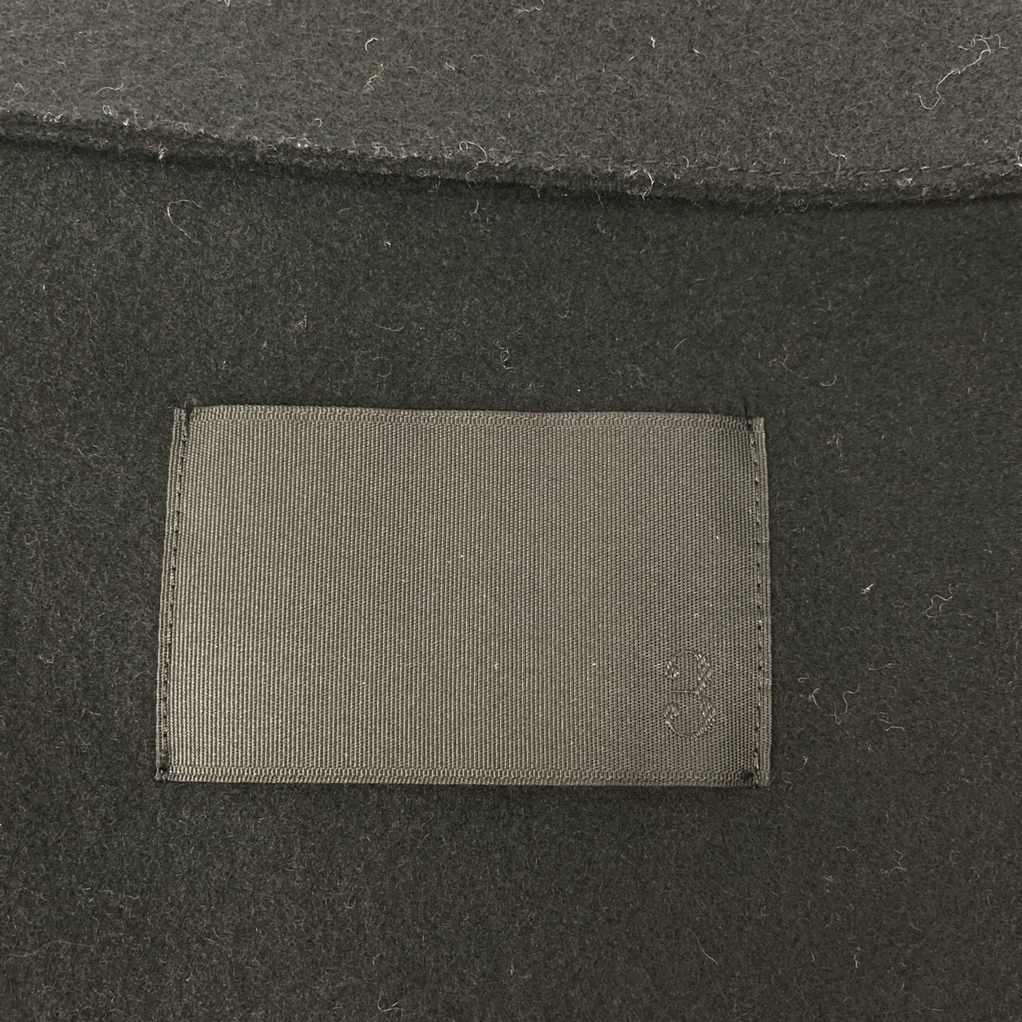 COGTHEBIGSMOKE コグザビッグスモーク ブラック ウール SQUARE COAT コート 記載無し