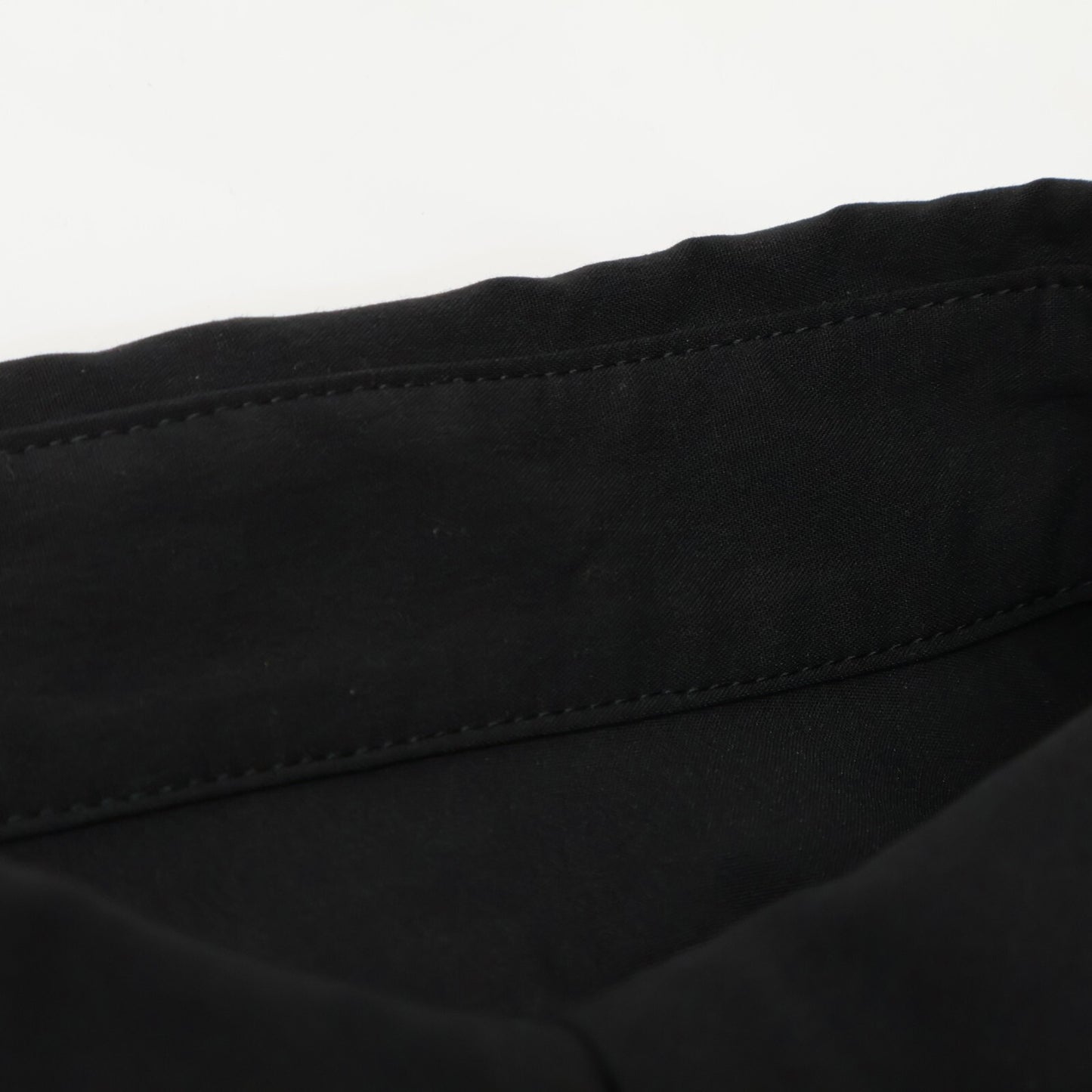 ADORE アドーア 531-2140312 ブラック コットンナイロンギャザーケープシャツドレス ワンピース 38