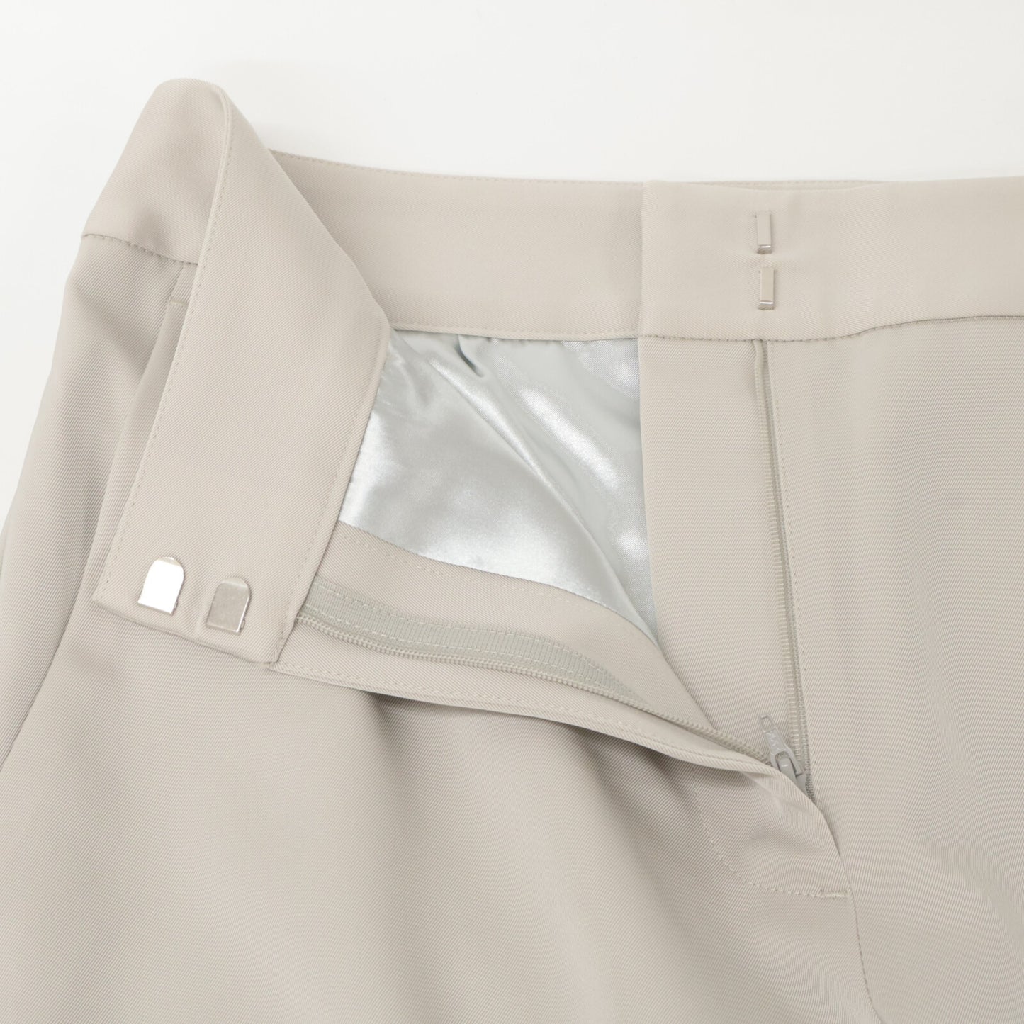 COLUMN コラム ライトグレー バックスリットパンツ ボトムス 38