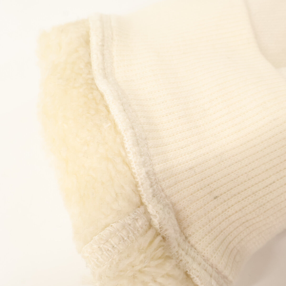 1piu1uguale3 ウノピゥウノウグァーレトレ MRP597 オフホワイト BIKER RIB バイカーリブ裏起毛パンツ ボトムス 6