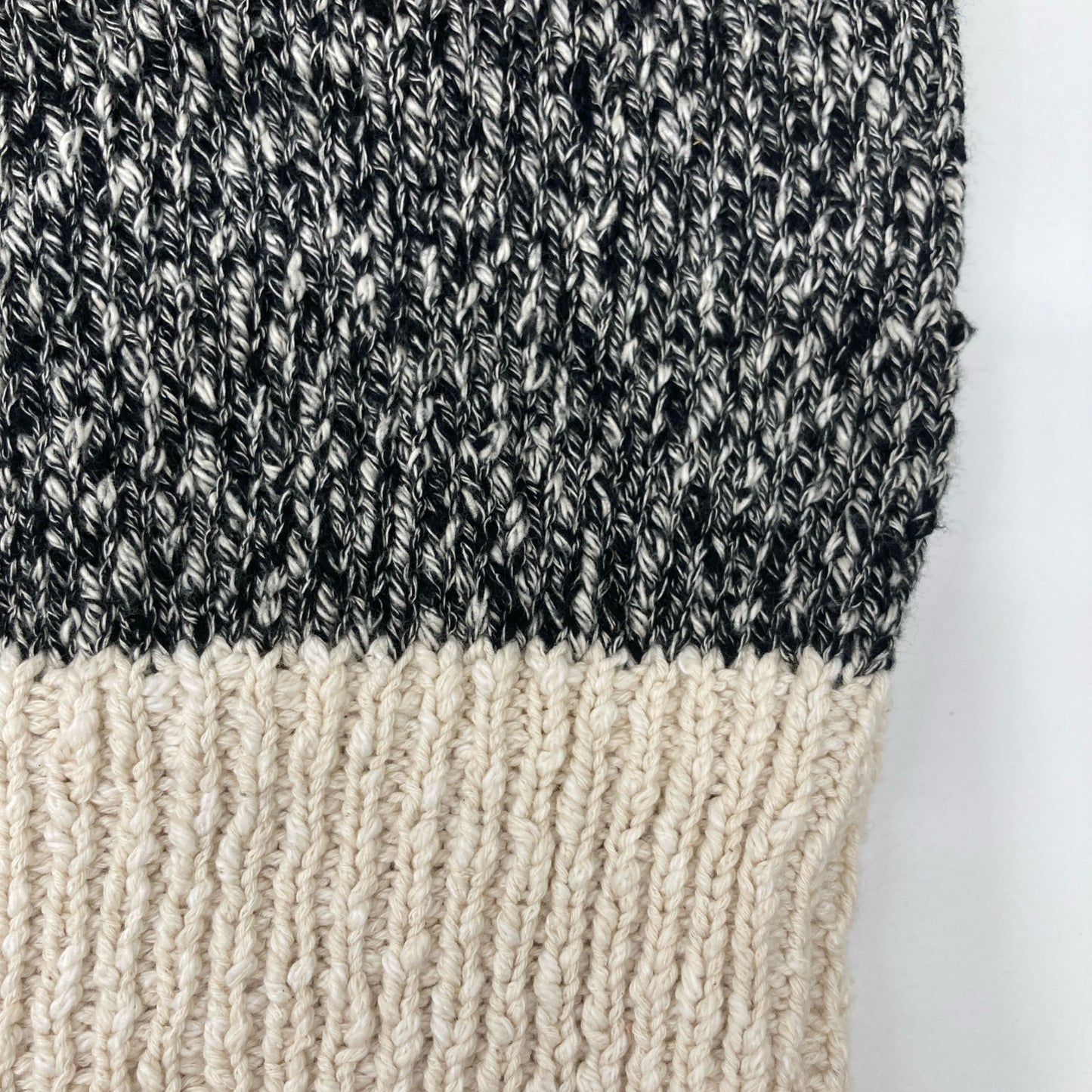 ADORE アドーア 531-2170212 ホワイト タリー糸スラブインターシャニット トップス 38