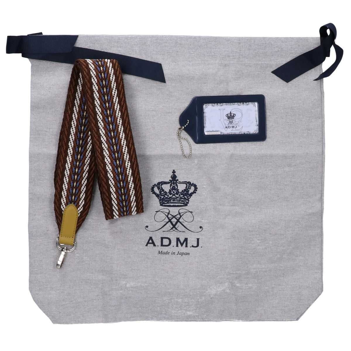 A.D.M.J. Accessoires De Mademoiselle ADMJ 【新品同様】がま口 ショルダーバッグ