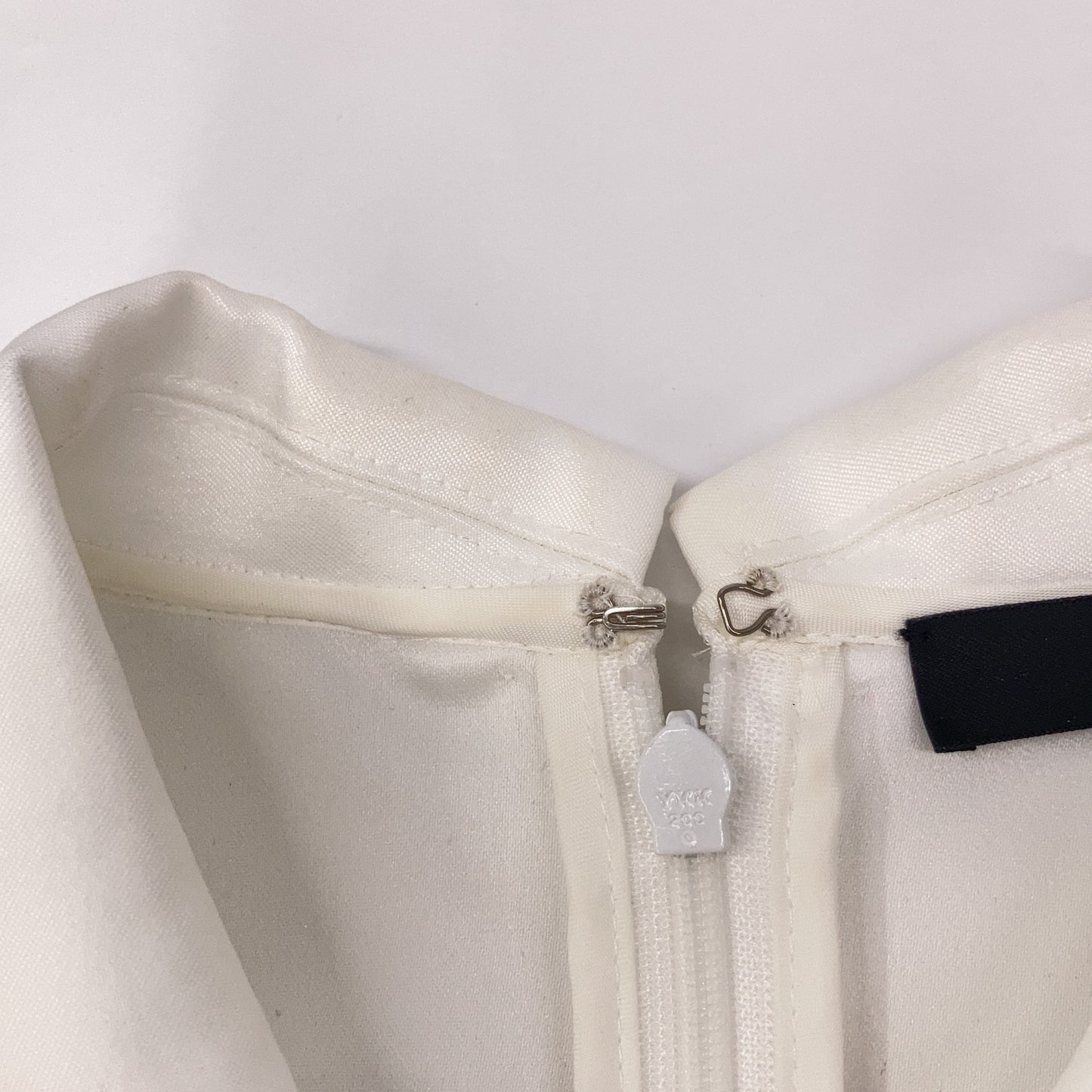 YOKOCHAN ヨーコチャン YCB-124-421 24年製 ホワイト ボリュームスリーブポイントカラーブラウス トップス F