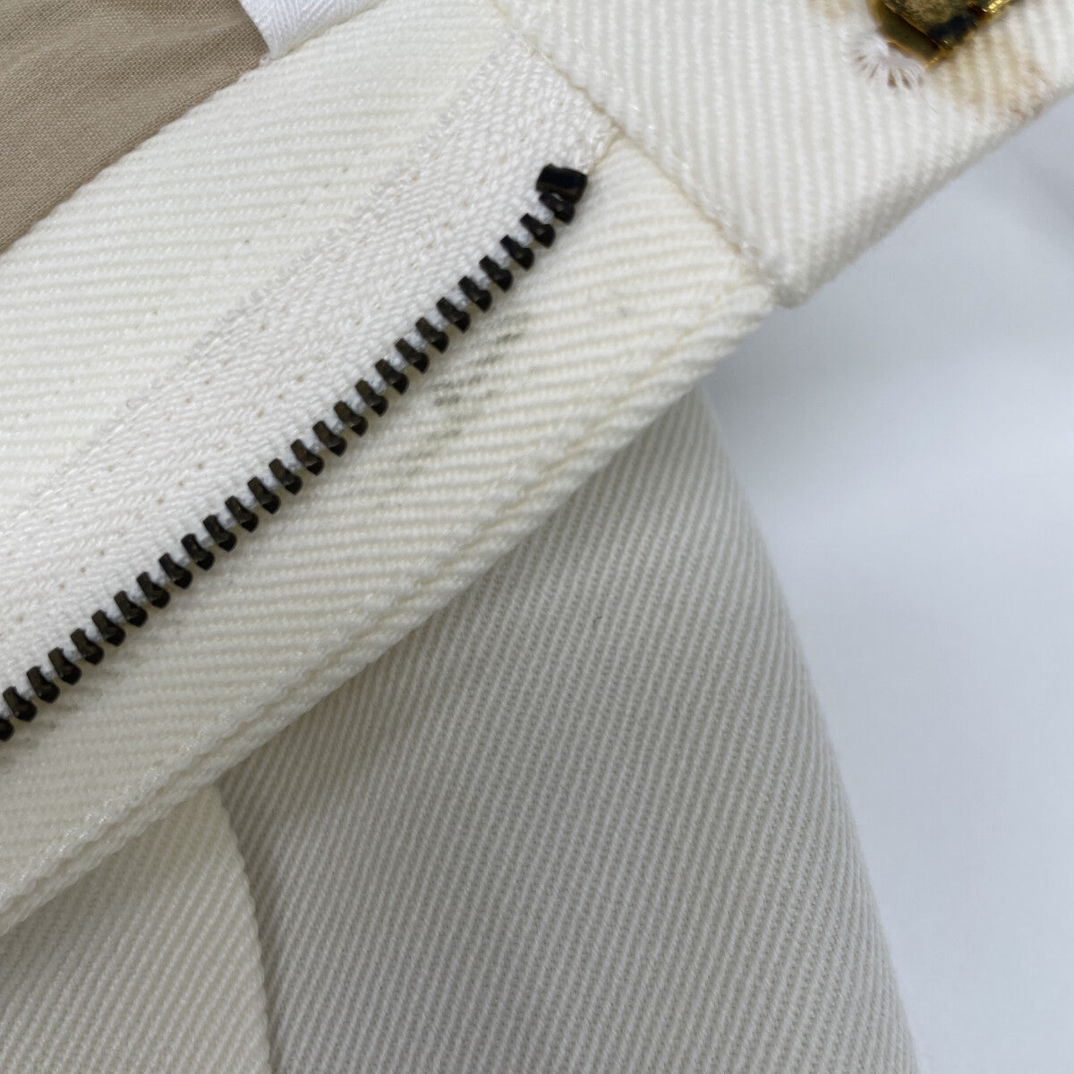 6 ROKU ロク ホワイト ウール KARSEY PANTS スラックスパンツ ボトムス 38