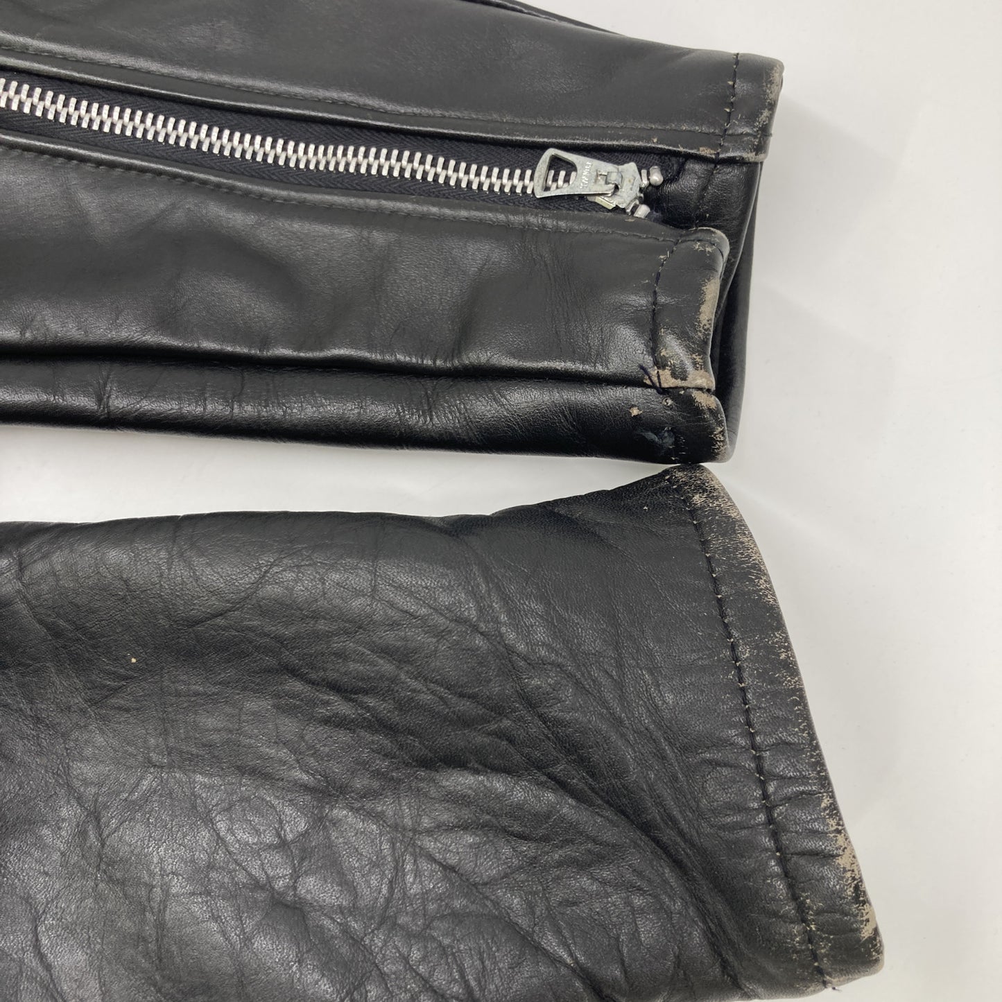 VINTAGE ヴィンテージ 【GRAIS】50年代 ブラック ダブルライダースジャケット CONMATICジップ ジャケット 表記なし