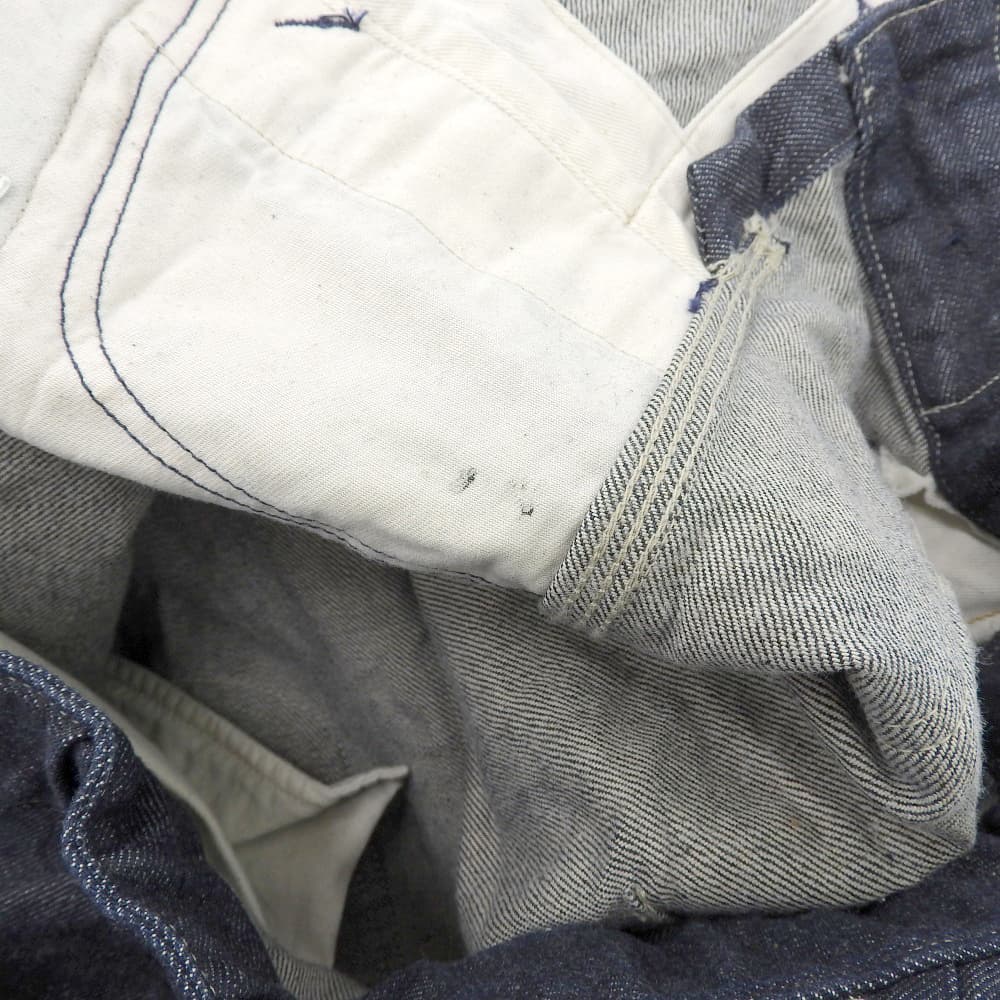 45R フォーティファイブ アール 美品 ライ麦デニムのオーバースカート(濃) オールインワン レディース インディゴ 50340041 オーバーオール オールインワン ―